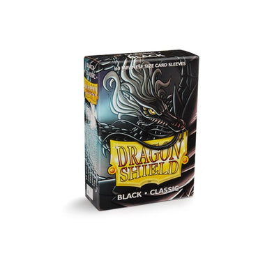 Dragon Shield - Black/Noir 60 Protèges Cartes Taille Small (Japonais)
