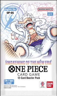 One Piece Card Game - Booster 12 Cartes OP05 "Awakening of the New Era" Version ANGLAISE !