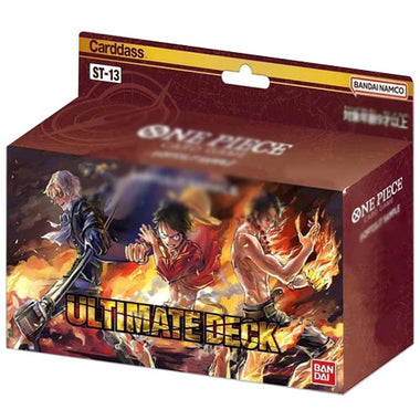 One Piece Card Game Deck "The Three Brothers" Ace/Luffy/Sabo ST13 Version ANGLAISE