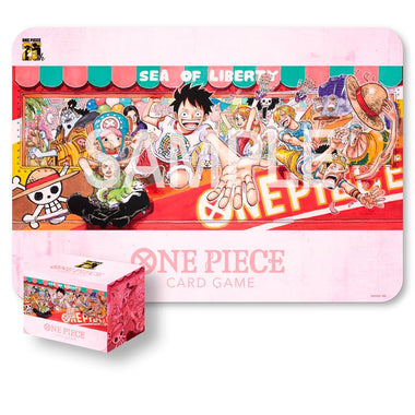 One Piece Card Game - Playmat et Storage Box 25th Anniversary !