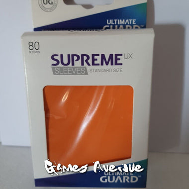 Ultimate Guard - Protèges Cartes par 80 Supreme UX Couleur Orange