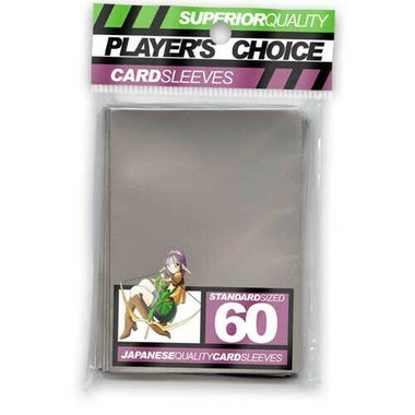Player's Choice ! Protèges Cartes Standard par 60 Argent