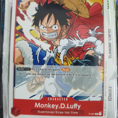 One Piece Card Game - Super Pre-Release Luffy Card Alt Art P-001 !
