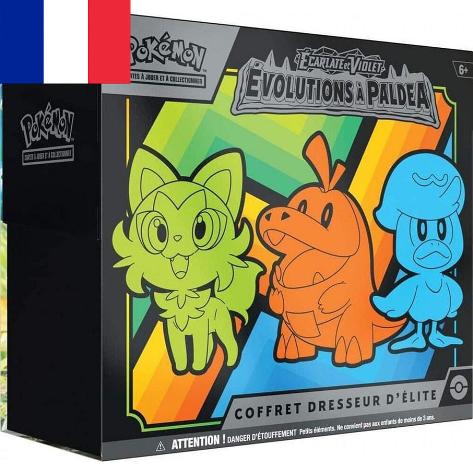 Pokémon ! Coffret ETB - Écarlate et Violet "Evolutions à Paldea" Dresseur d'Elite EV02 - Français !