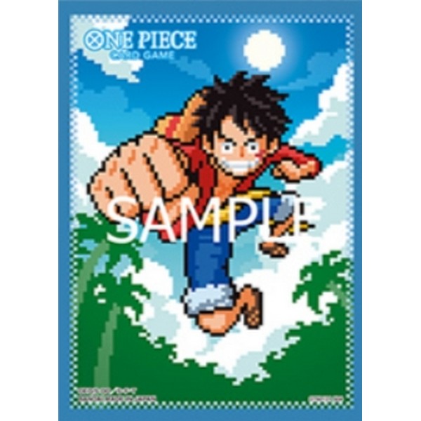 One Piece Card Game ! 70  Sleeves "Monkey D. Luffy Pixel" !