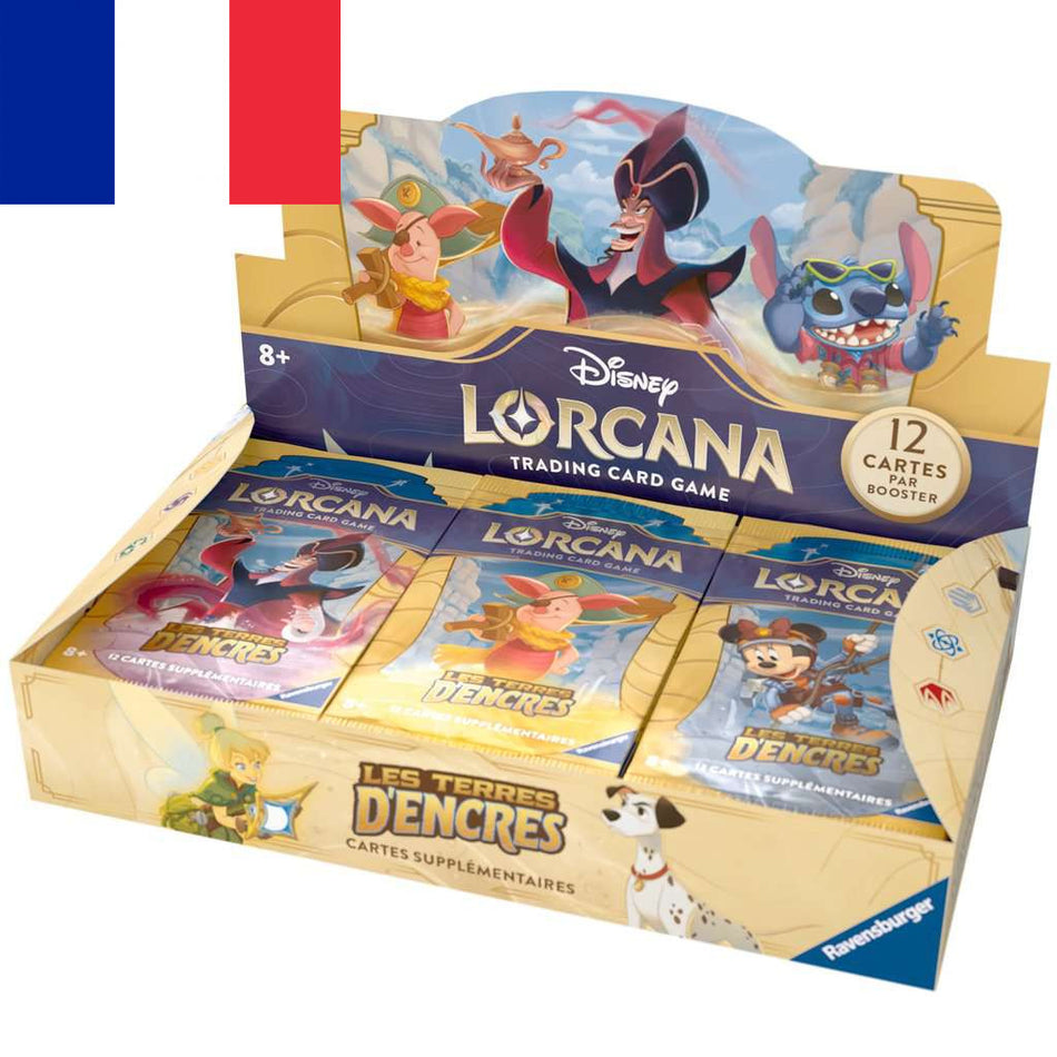 Lorcana Disney ! Display 24 Boosters Chapitre 3 "Les Terres d'Encres" - Français !