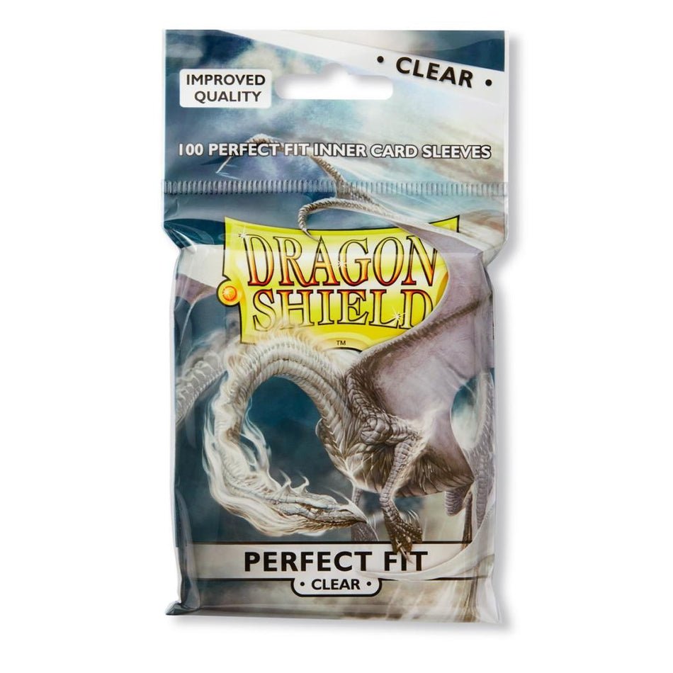 Dragon Shield ! Sleeves Standard x100 Perfect Fit Transparent !