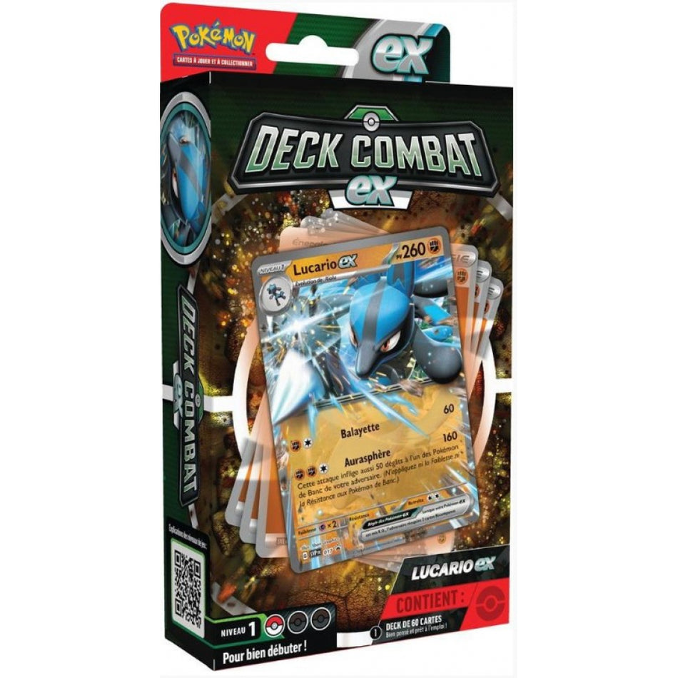 Pokémon ! Deck de Combat EX "Lucario EX" Français !