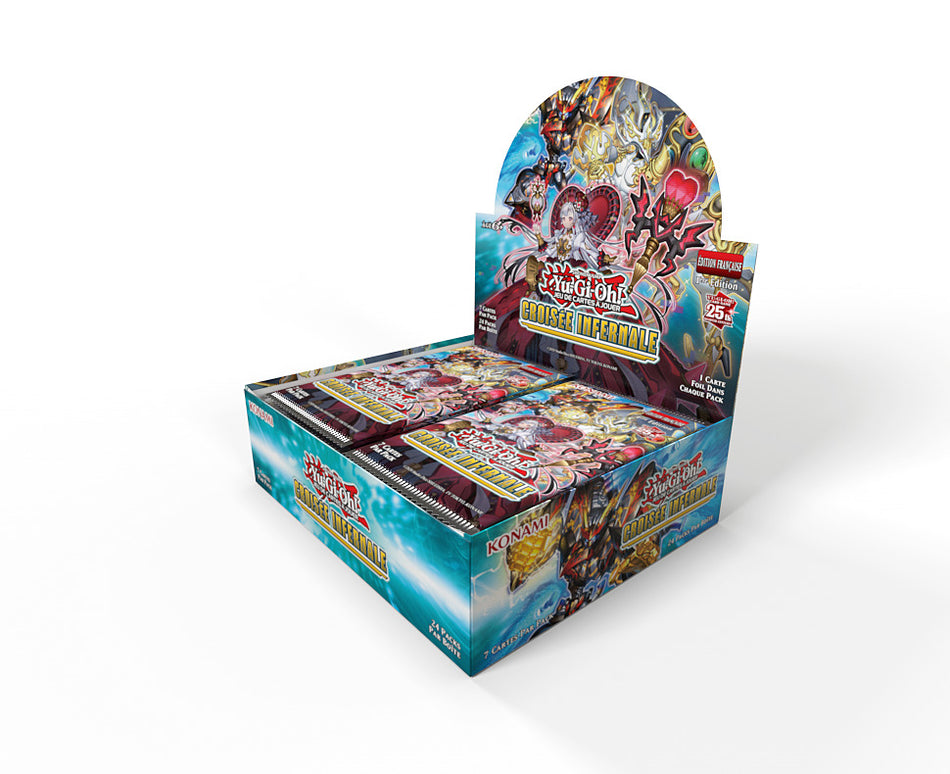 PRECOMMANDE ! Yu-Gi-Oh ! Display "Croisée Infernale" 24 Boosters - Version Française !