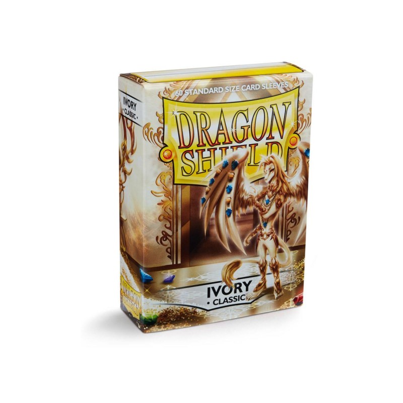 Dragon Shield ! 60 Protèges Cartes Couleur Ivory/Ivoire Taille Standard !