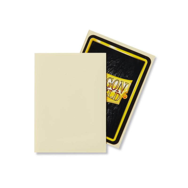 Dragon Shield ! 60 Protèges Cartes Couleur Ivory/Ivoire Taille Standard !