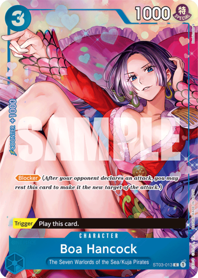 One Piece Card Game ! Carte Boa Hancock ST03-013