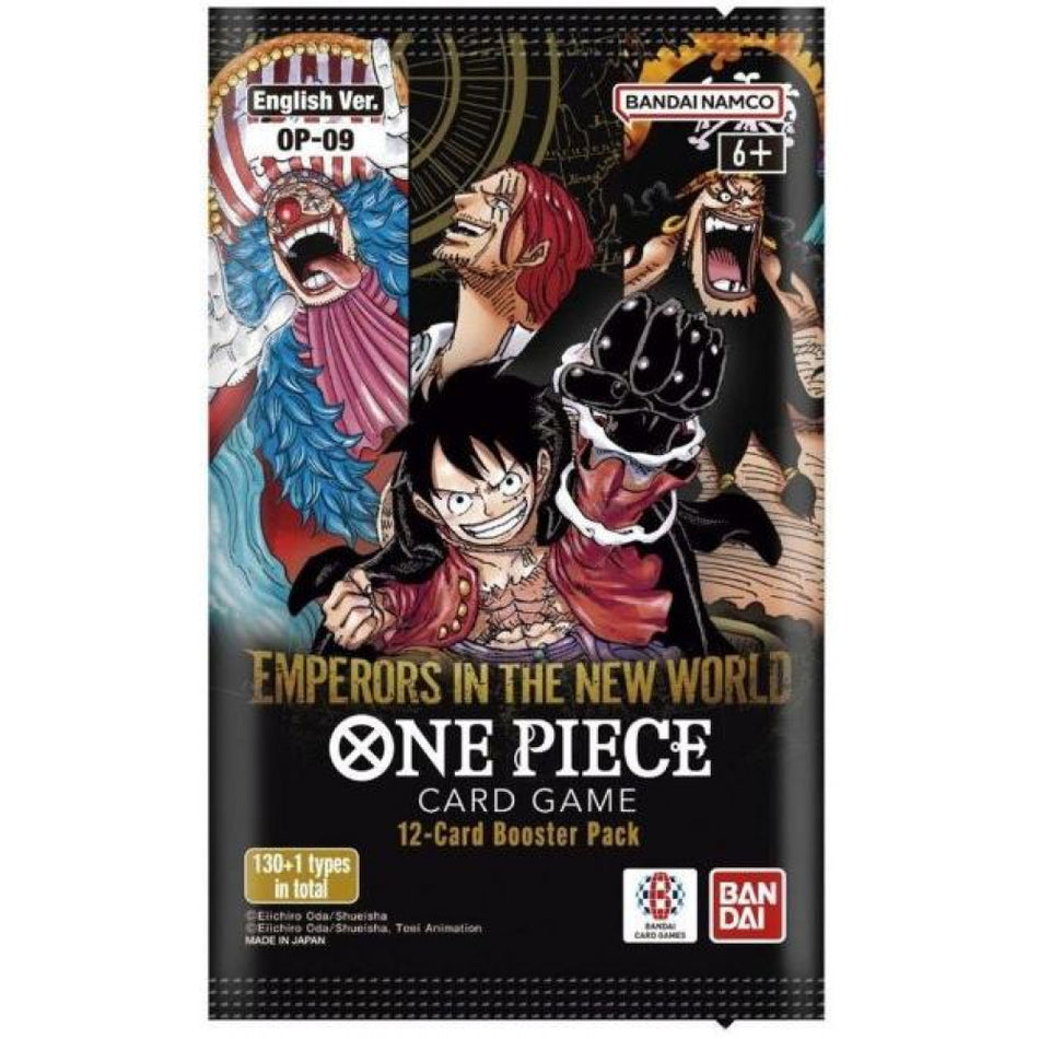 One Piece Card Game ! Booster OP09 "The Four Emperors" Version Anglaise !