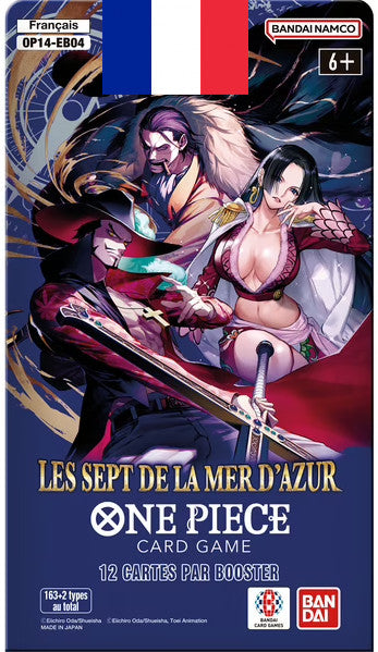 One Piece Card Game - Case 24 boosters blister OP14 "LES SEPT DE LA MER D'AZUR" - Français
