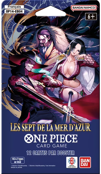 One Piece Card Game - Case 24 boosters blister OP14 "LES SEPT DE LA MER D'AZUR" - Français