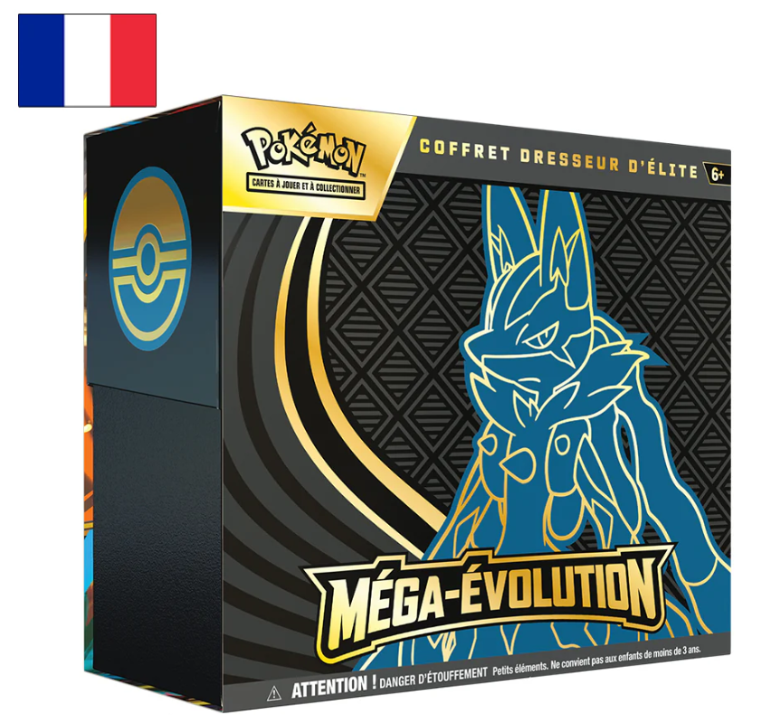 Pokémon Méga-Évolution - Coffret Dresseur d'Élite ME01 Méga-Lucario - Français !