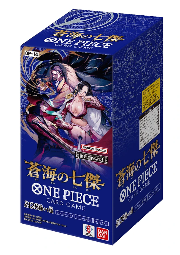 One Piece Card Game ! Display OP14 "The Azure Sea's Seven" - Japonais !
