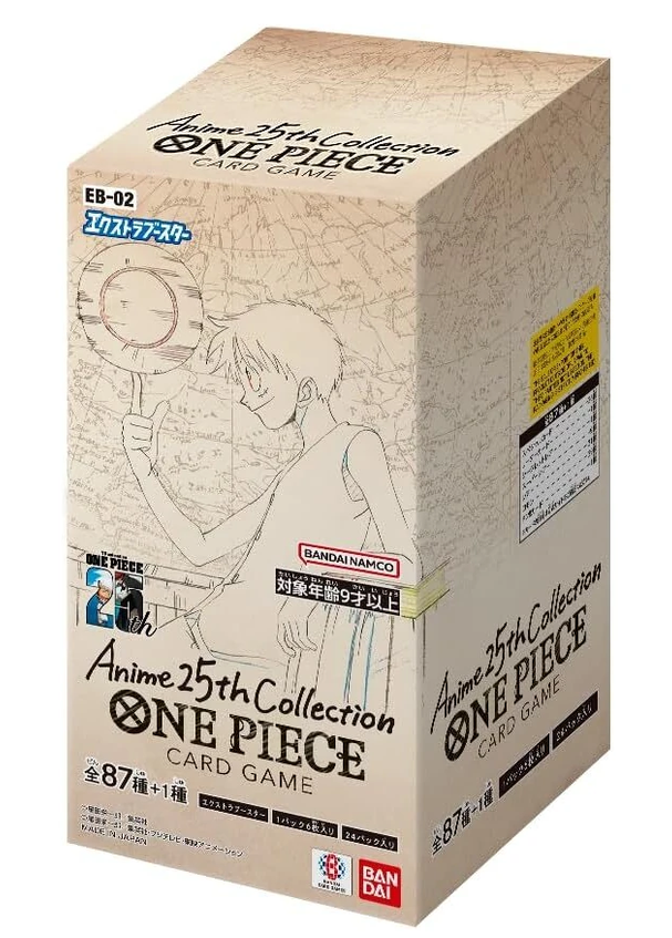 One Piece Card Game - Display 24 Boosters EB02 "Anime 25th Collection" Version Japonaise !