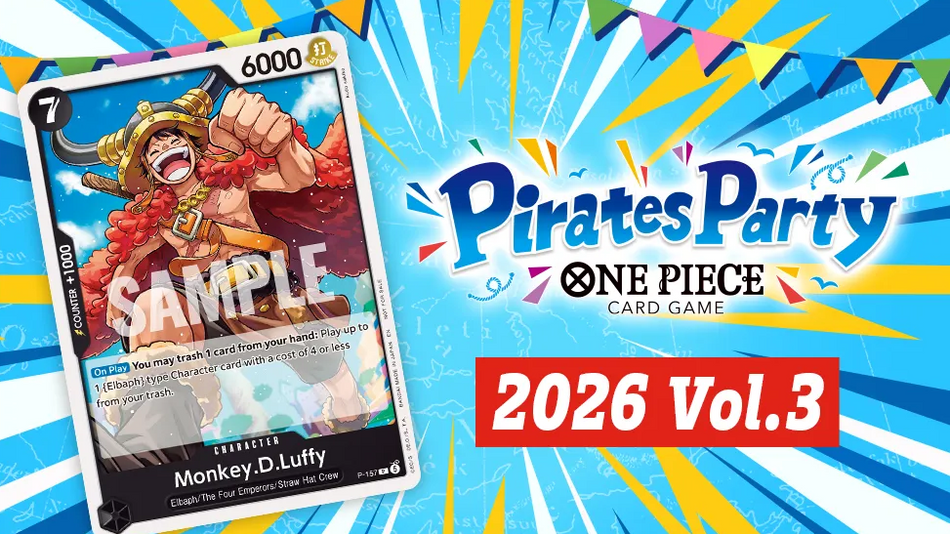 Tournoi One Piece Card Game - "Pirates Party Vol.3" 2-on-2 Battle Format ! Samedi 19 Septembre à 13h