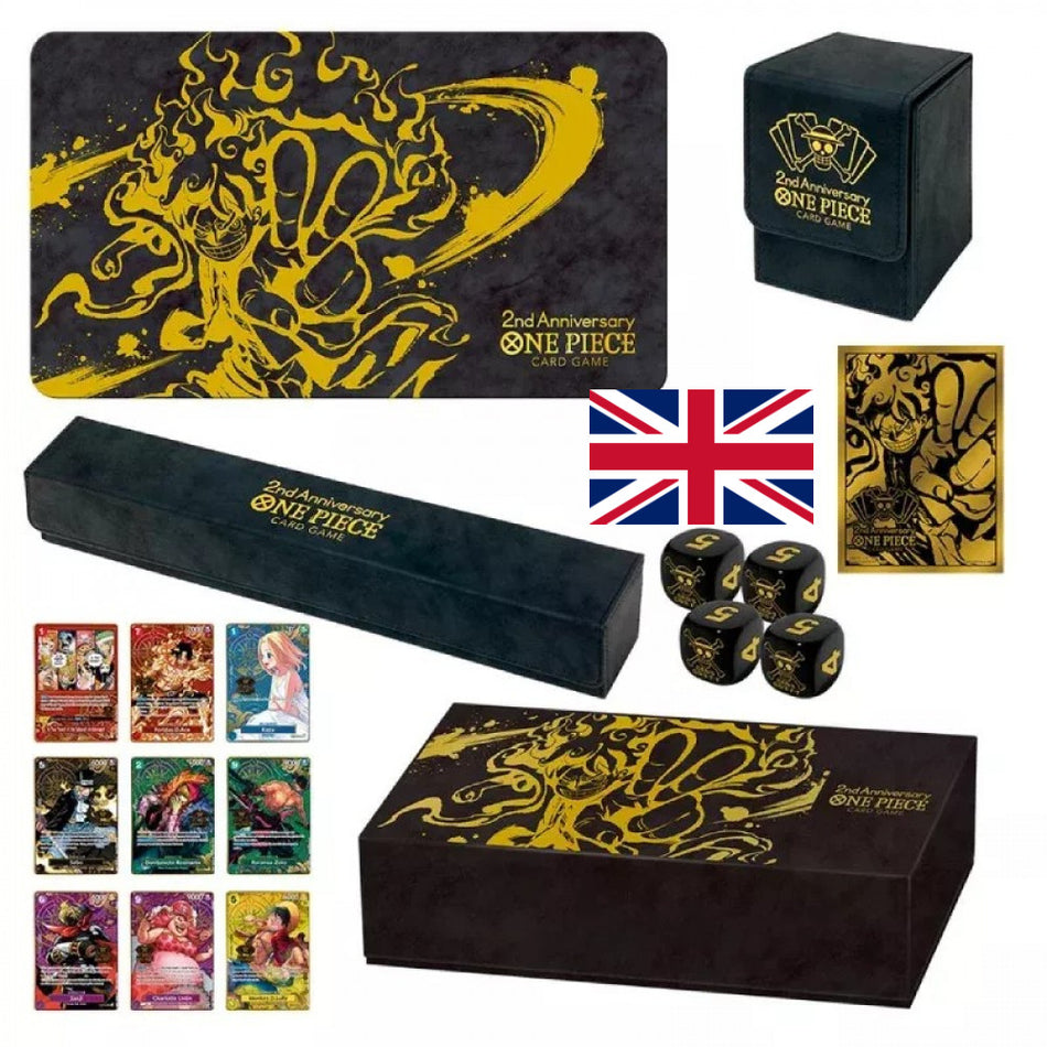 One Piece Card Game ! Coffret Japanese 2nd Anniversary Set - Version Anglaise !