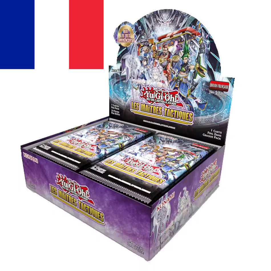 Yu-Gi-Oh ! Display 24 Boosters "Les Maitres Tactiques" Version Française !