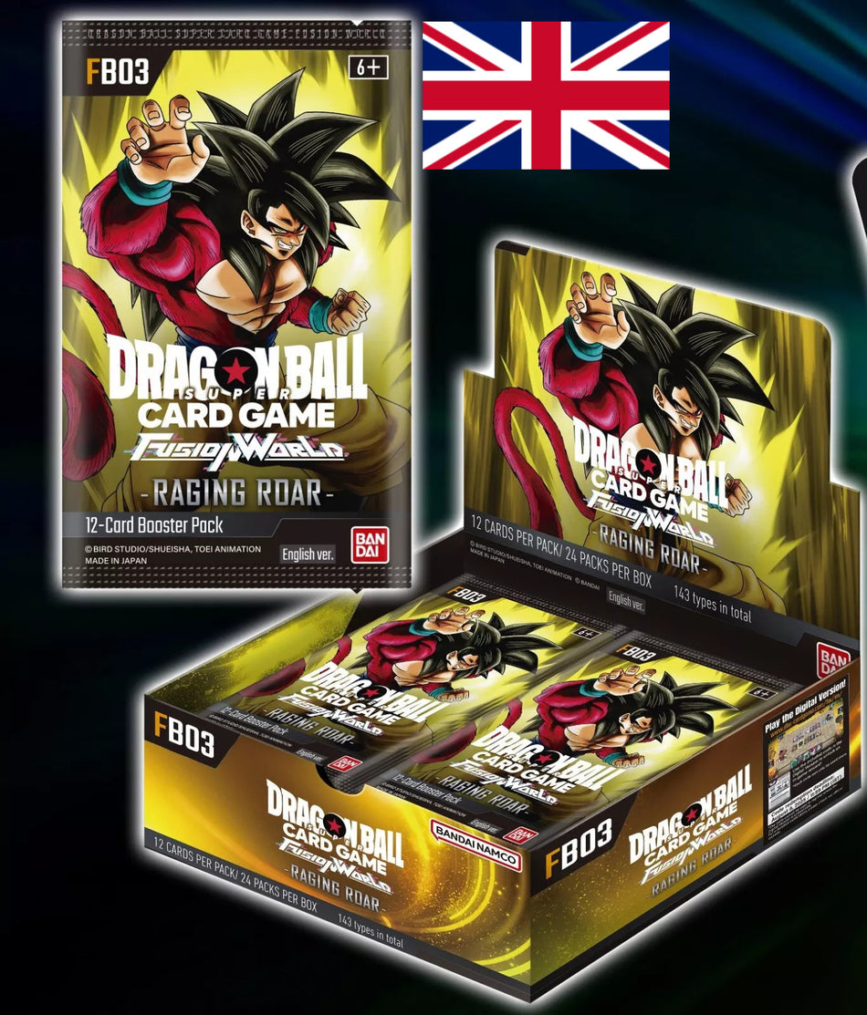 Dragon Ball Super Fusion World ! Display FB03 Raging Roar - 24 Boosters Version Anglaise !