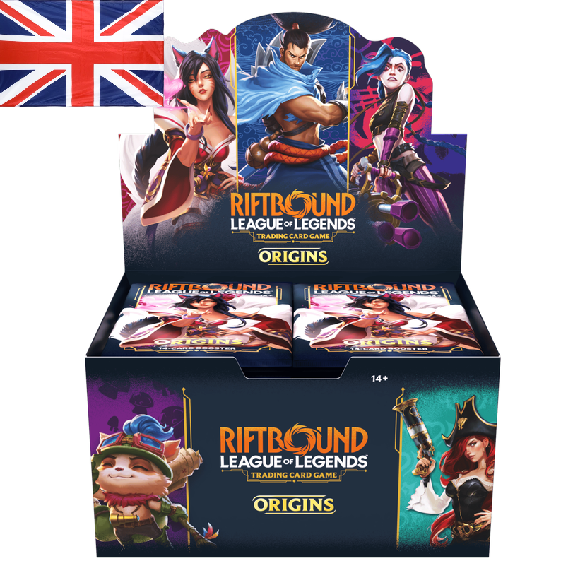 Riftbound ! League of Legends - Display 24 Boosters - OGN : Origins Version Anglaise !