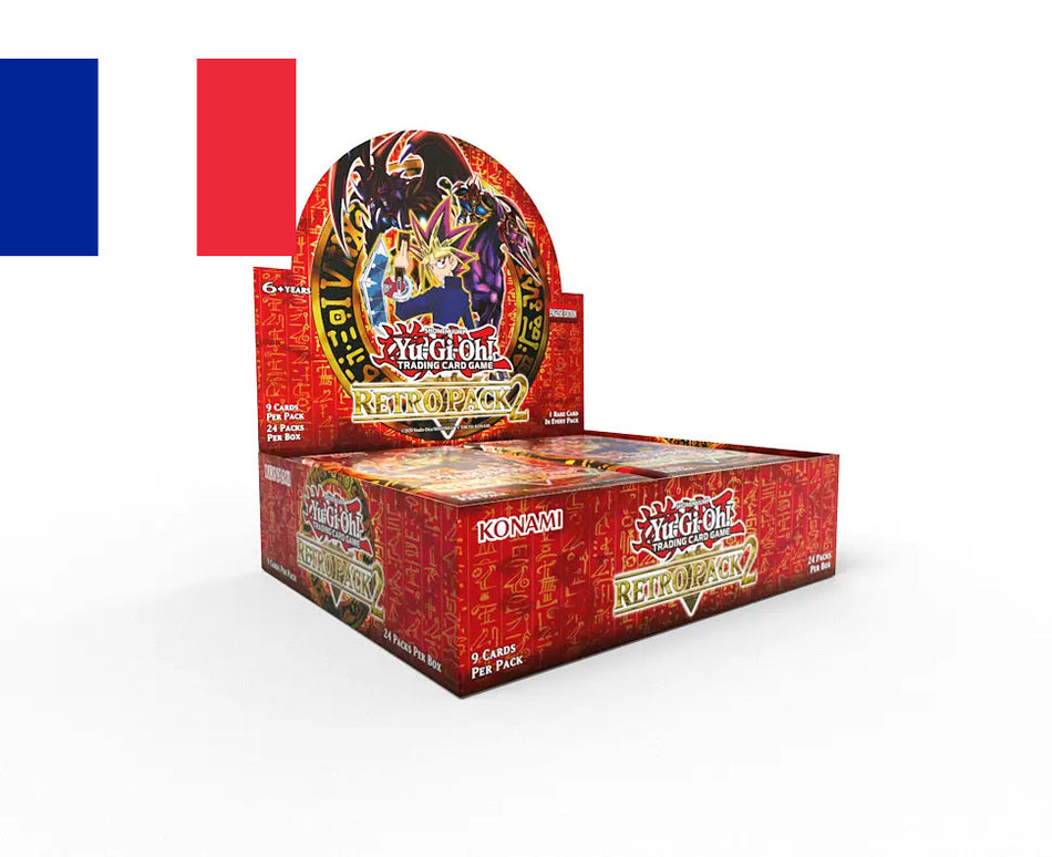 Yu Gi Oh - Display "Retro Pack 2" reprint 2025 - Français