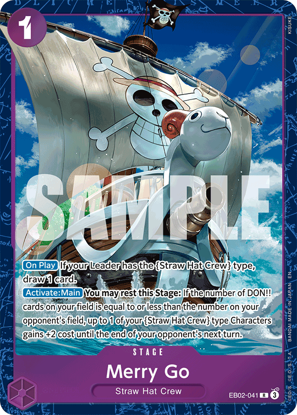 One Piece Card game ! Carte Merry Go EB02-041