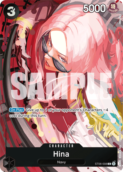 One Piece Card Game !  Carte Hina ST06-008