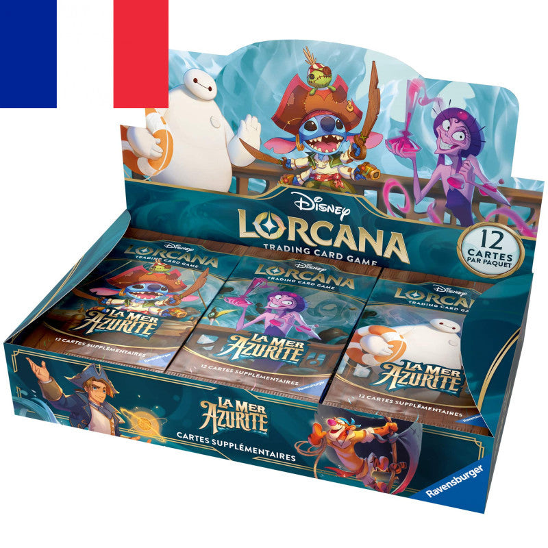 Disney Lorcana ! Display 24 boosters Chapitre 6 "Mer Azurite" Version Française !