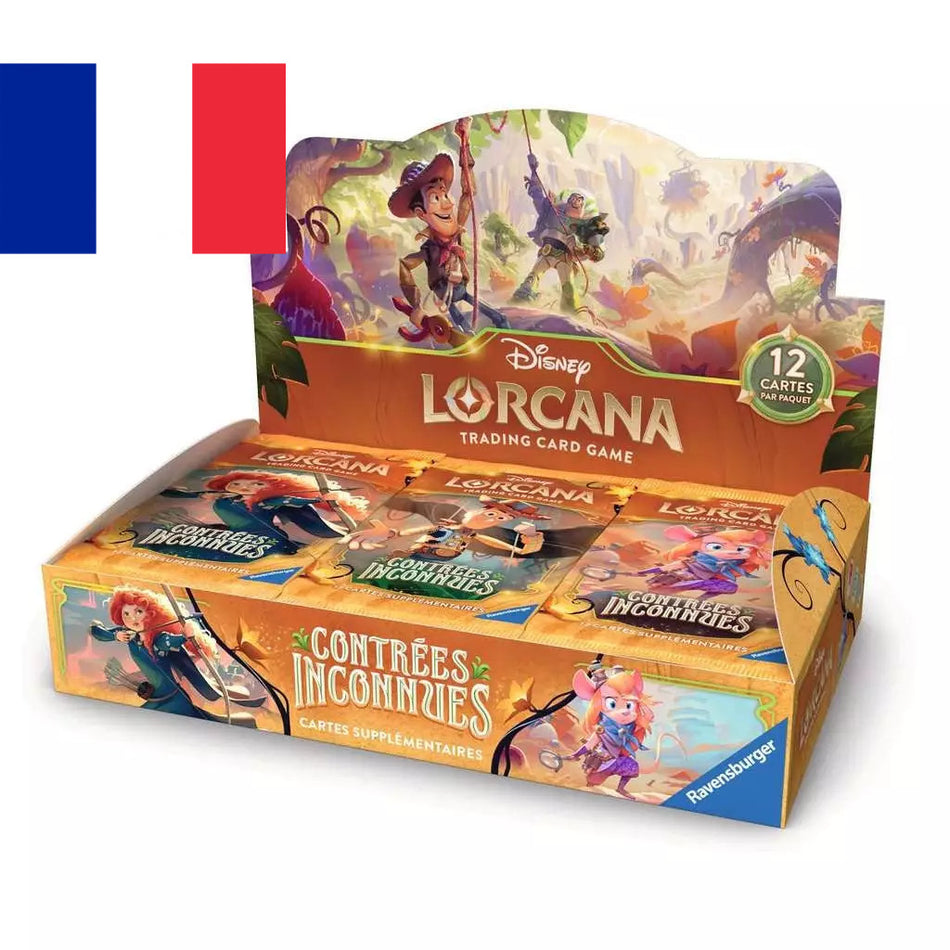 Disney Lorcana ! Display Chapitre 12 "Contrées Inconnues" 24 Boosters - Français !