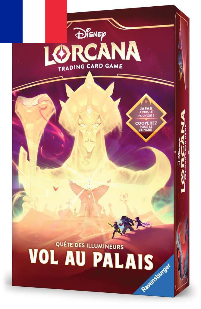 Lorcana ! Coffret Quete des Illumineurs "Vol au Palais" Chapitre 8 - Le Règne de Jafar - Français !