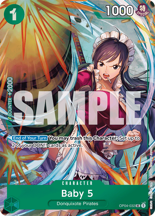 One Piece Card Game ! Carte Baby 5 OP04-032
