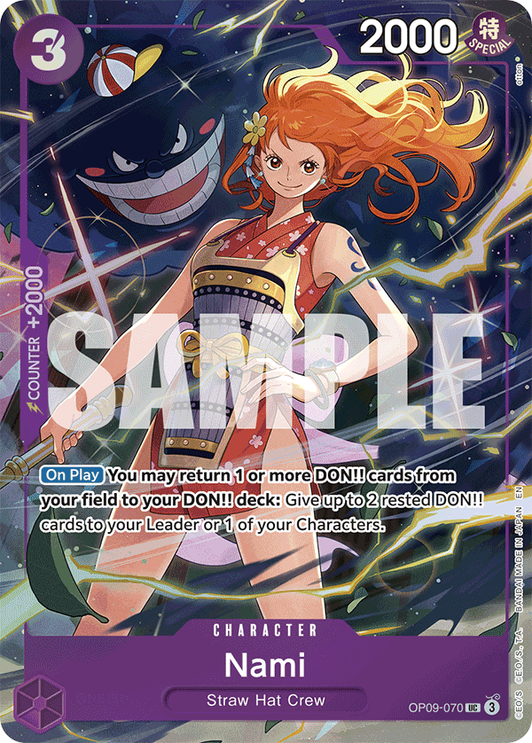 One Piece Card Game ! Carte Nami OP09-070