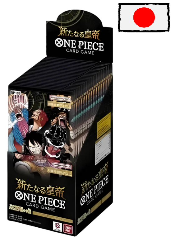 One Piece Card Game - Display 24 Boosters OP09 "The Four Emperors" Version Japonaise!