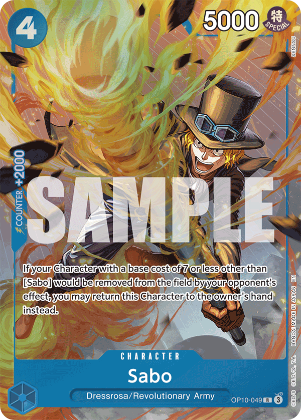 One Piece Card Game ! Carte Sabo OP10-049
