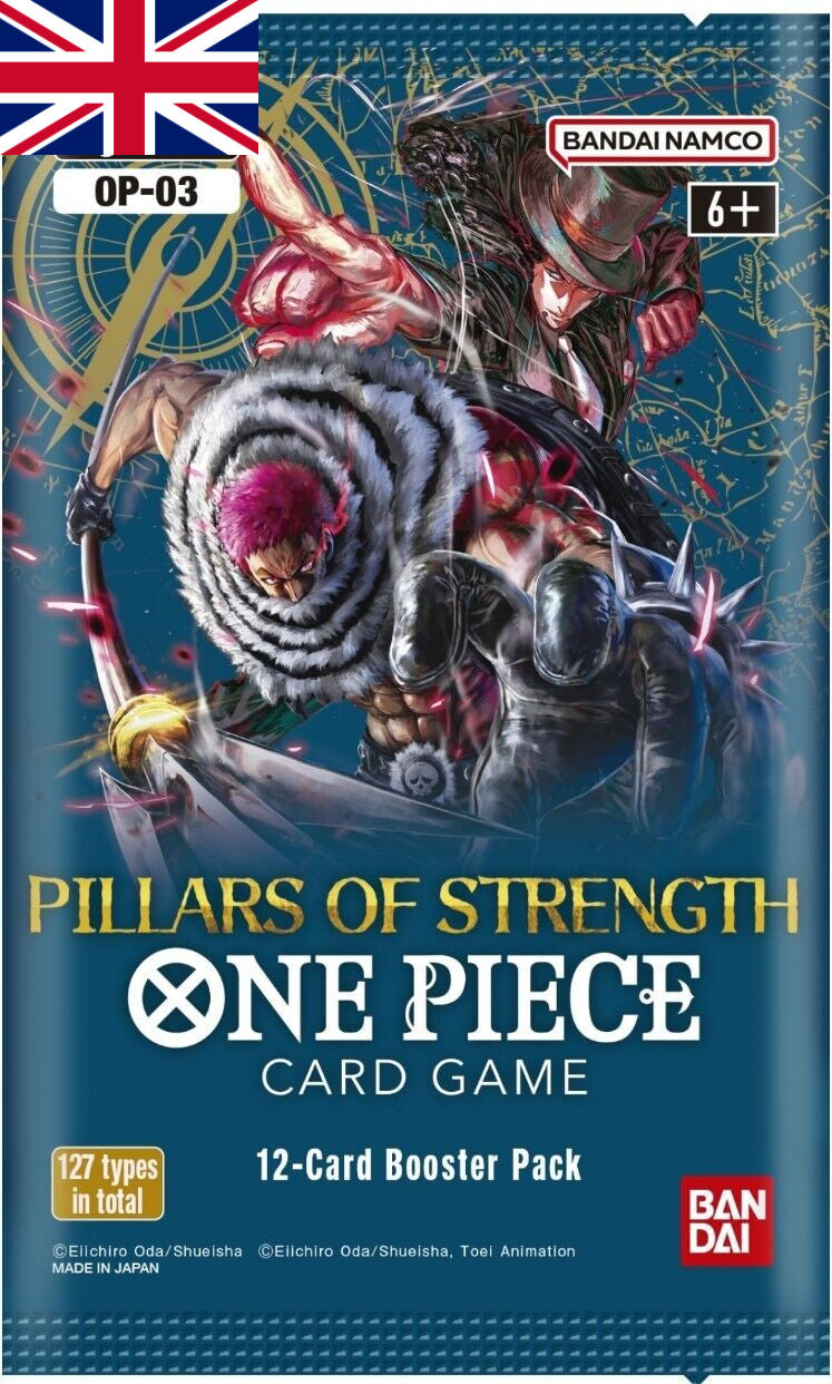 One Piece Card Game ! Booster PILLARS OF STRENGTH OP03 - Version Anglaise !