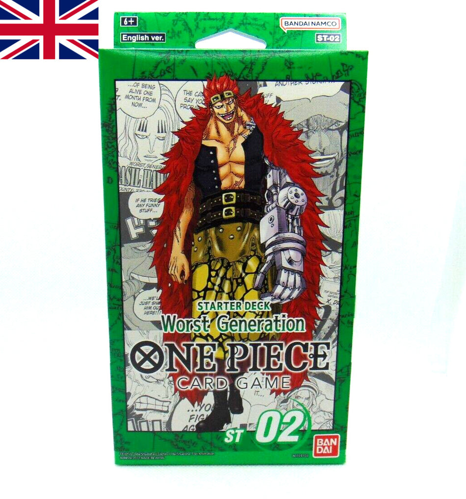 One Piece Card Game ! Deck Worst Generation "Kid" ST02 Version Anglaise !