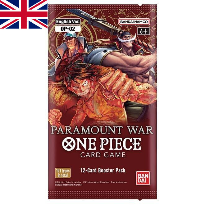 One Piece Card Game ! Booster Paramount War - Version Anglaise !