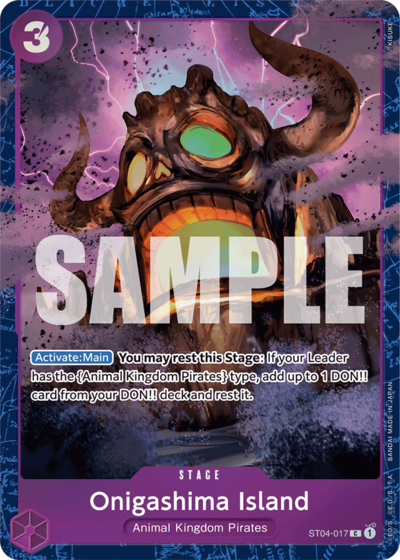 One Piece Card Game ! Carte Onigashima Island ST04-017
