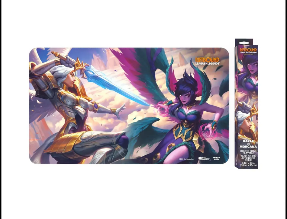 Riftbound ! League Of Legends Playmat Set 4 Vendetta "Kayle et Mrgana" !