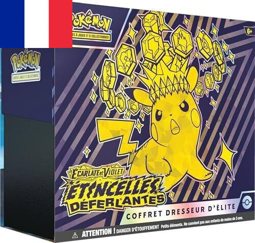 Pokémon ! Coffret ETB - "Ecarlate et Violet" Étincelles Déferlantes - Dresseur d'Elite EV08 - Français !
