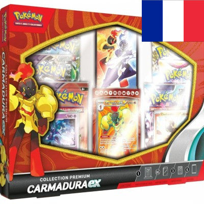 Pokémon ! Coffret 6 Boosters Collection Premium "Carmadura EX" Français !