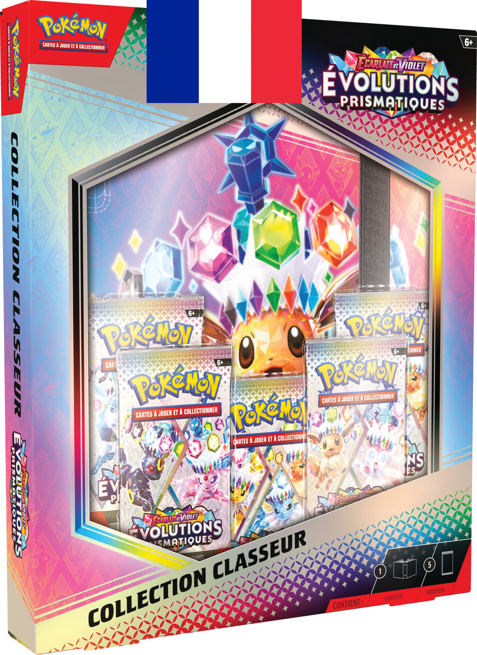Pokémon ! Classeur "Ecarlate et Violet" Évolutions Prismatiques EV08.5 Collection Classeur - Français !