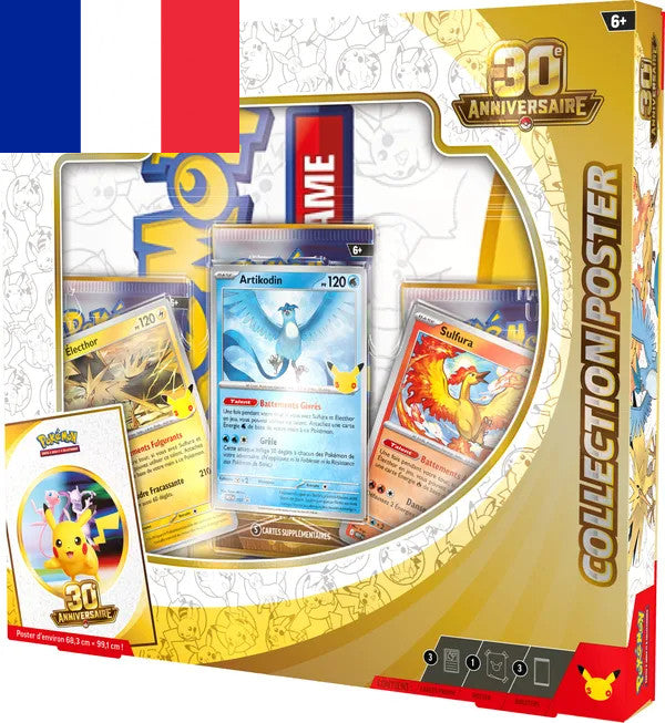 Pokémon ! Collection Poster 30e Anniversaire - Français !