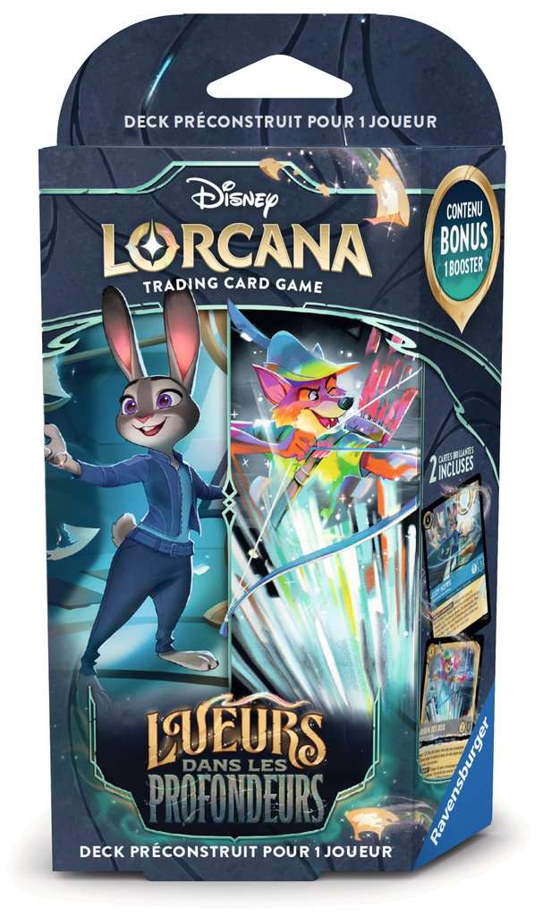 Lorcana - Deck de démarrage "Lueurs dans les Profondeurs" Chapitre 10 Judy Hopps & Robin - Français !