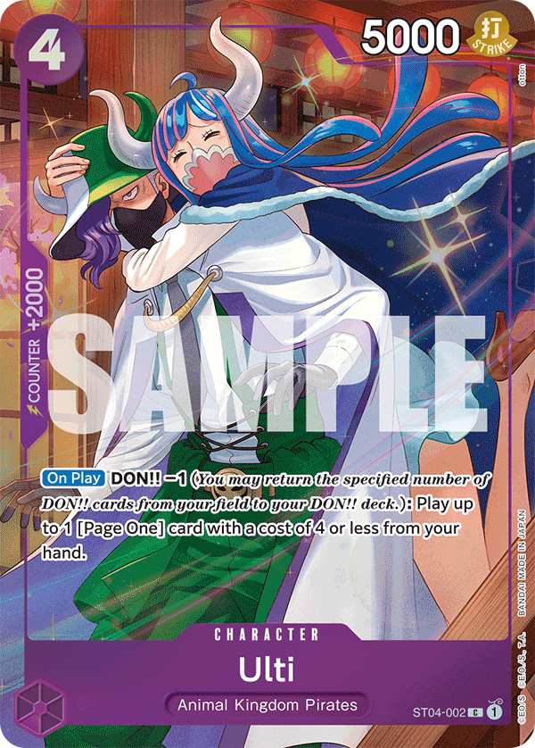 One Piece Card Game ! Carte Ulti ST04-002