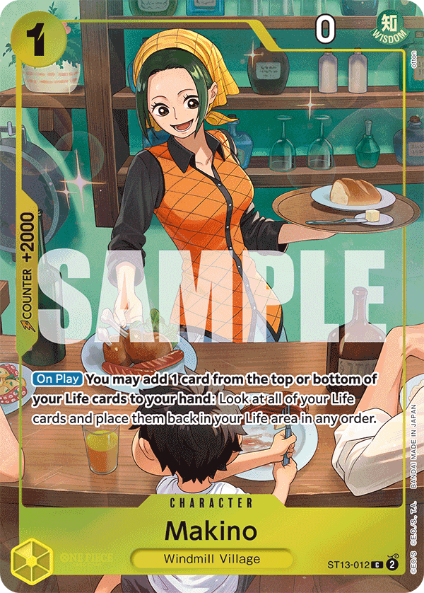 One Piece Card Game ! Carte Makino ST13-012