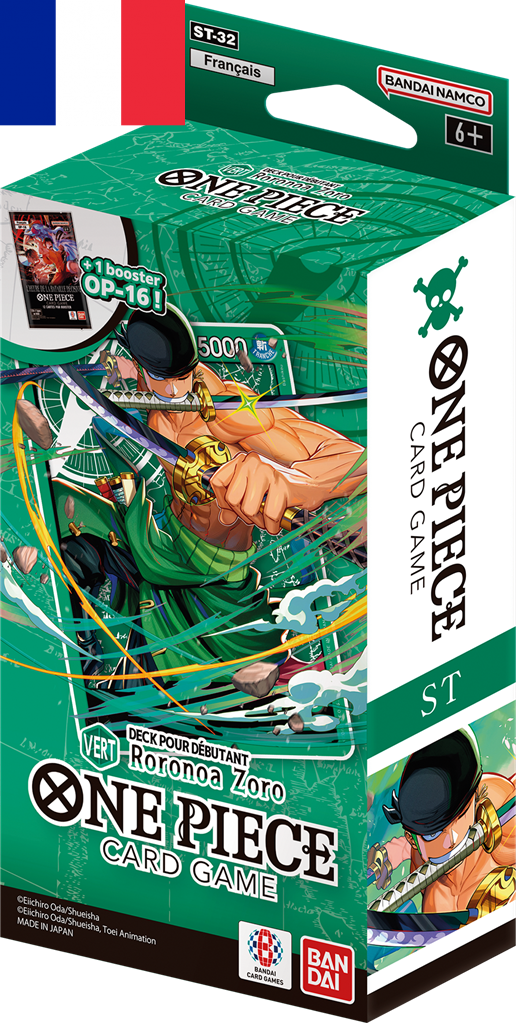 One Piece ! Deck pour Débutants "ST32" Vert - Français !